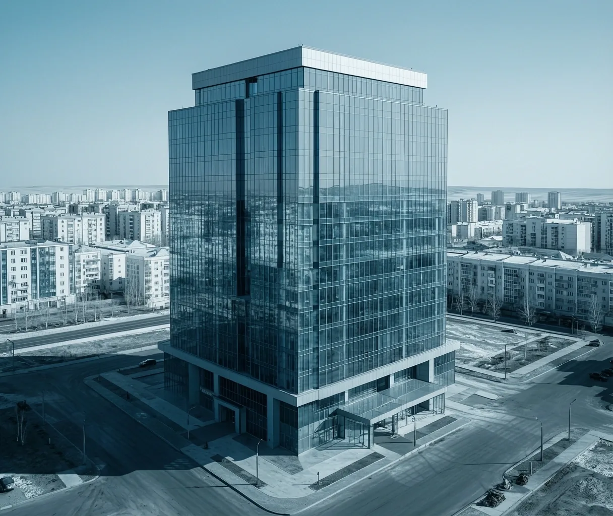 Архитектура делового центра Alatau